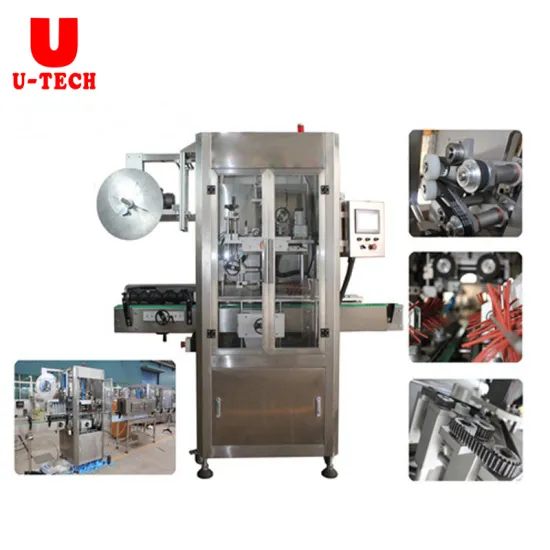 Automatic steam heating bottle shrink sleeve Labeling machine/applicator