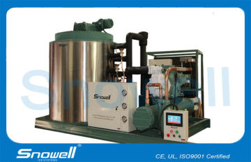 10t/d Automatic Fish Ice Machine With Bitzer Compressor R404a , Ice Thickness 1.5 - 2.2mm