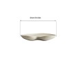 Minimalistische Betonfruchtschale für moderne Häuser