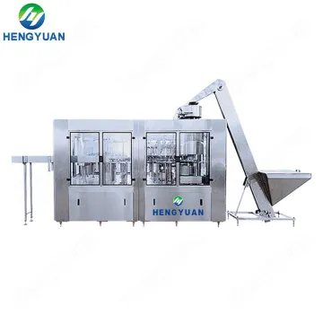 Automatic 3in1 Carbonated Beverage PET Bottle Rinsing, Washing, Filling & Capping Machine - HY-DCGF