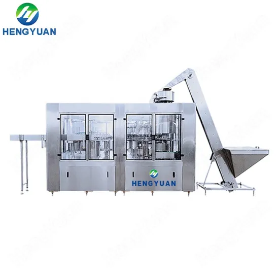 Automatic 3in1 Carbonated Beverage PET Bottle Rinsing, Washing, Filling & Capping Machine - HY-DCGF
