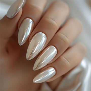 MH New Transparent Shine Magic Mirror Powder - Ultra Fine Chrome Powder in Gold, Silver, and Aurora Chameleon
