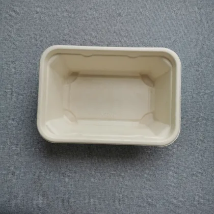 Disposable Tableware Food Packaging 650ML Sugarcane Boxes