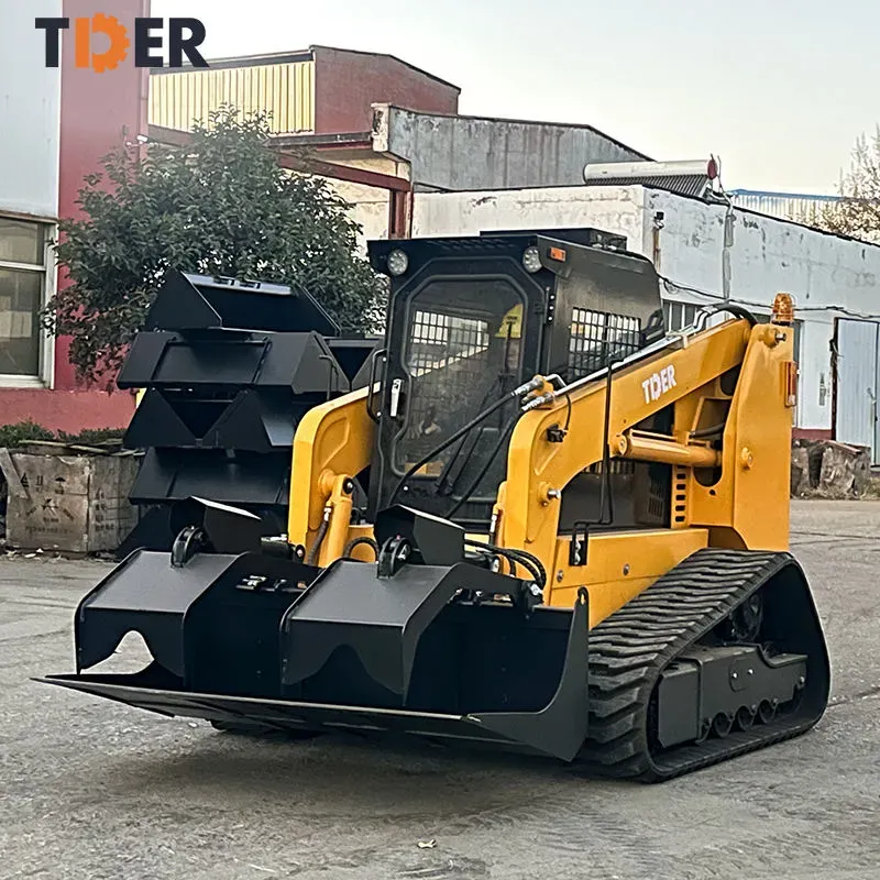 Tder Diesel Engine Track 125HP Mini Skid Steer Loader