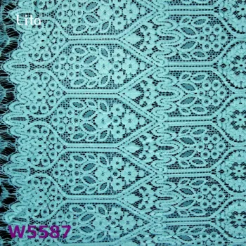 Wholesale Rayon Cotton Lace in Turkey - Blue and Grey Fabric