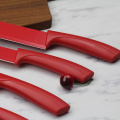 Non stick 5 pcs kitchen knife set