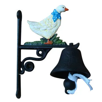 Cast iron duck door bell, weighs 0.75kg