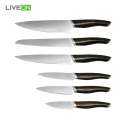 Set coltelli in legno di acacia 12 pezzi