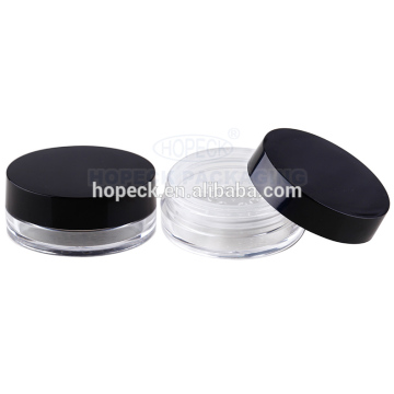 round shape powder jar