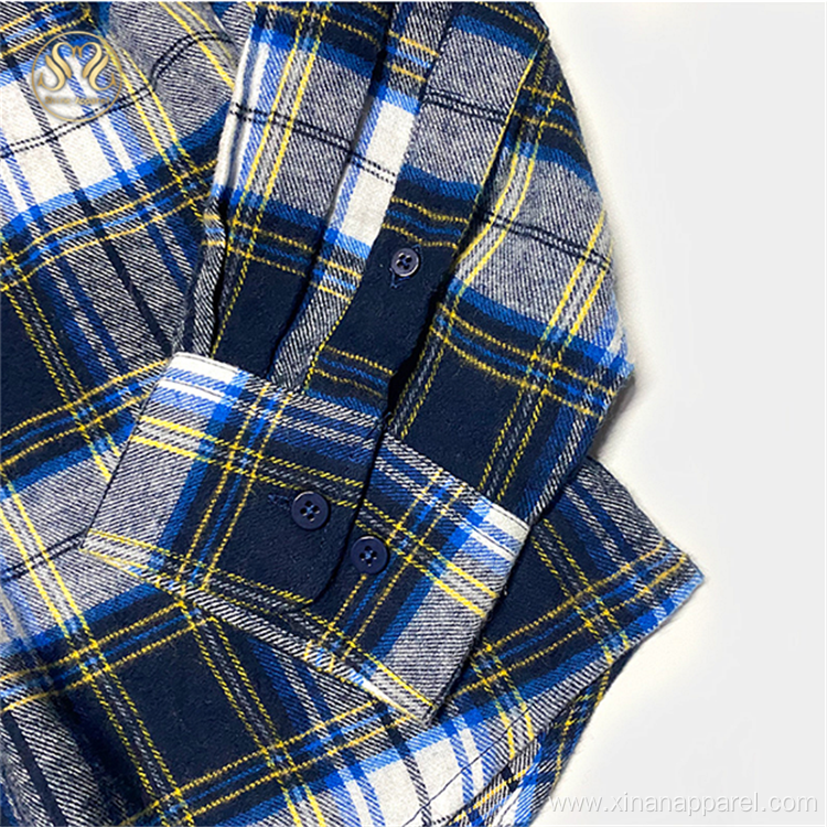 Wholesale Online 100% Cotton Flannel Men's Shirts