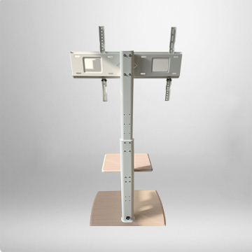 TV Stand Adjustable Floor Mount Stand Cart