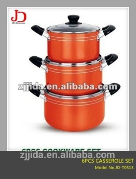 Aluminum forged casserole with Ceramic Coating