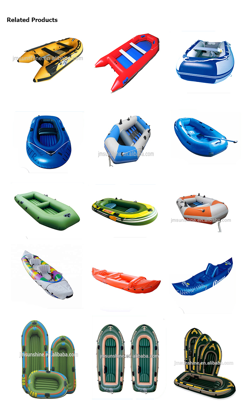 PVC Double Seat Thickened Inflatable Boat Fishing Boat_03