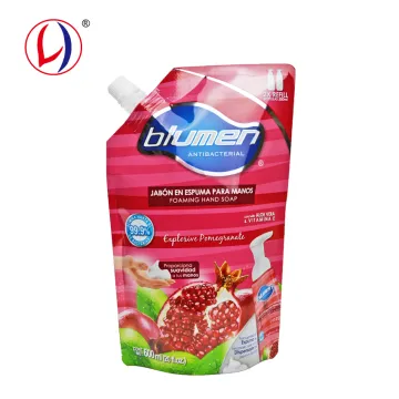 Customized Logo Printing Spouted Pouch Laundry Detergent 600ml