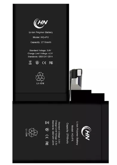 iphone X  lithium polymer phone battery