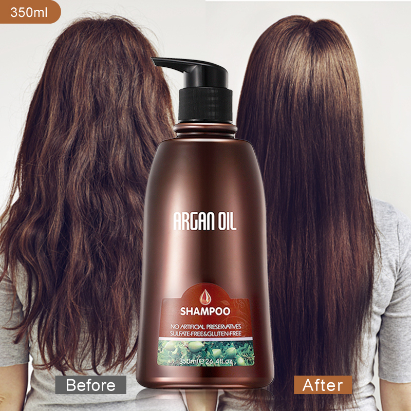 Morocco Argan Oil Hair Shampoo Nourishing Smoothing Hair Care Natural Shampoo
