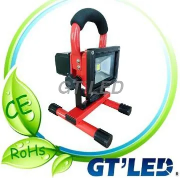10w dimming rechargeable floodlights