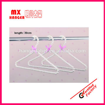 2014 Mingxing pearl beaded hangers,glam hanger