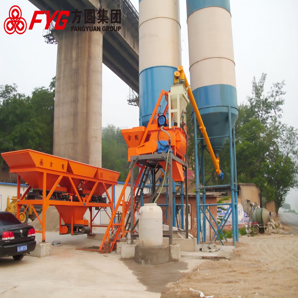 HZS25Z mini concrete batching pant for sale