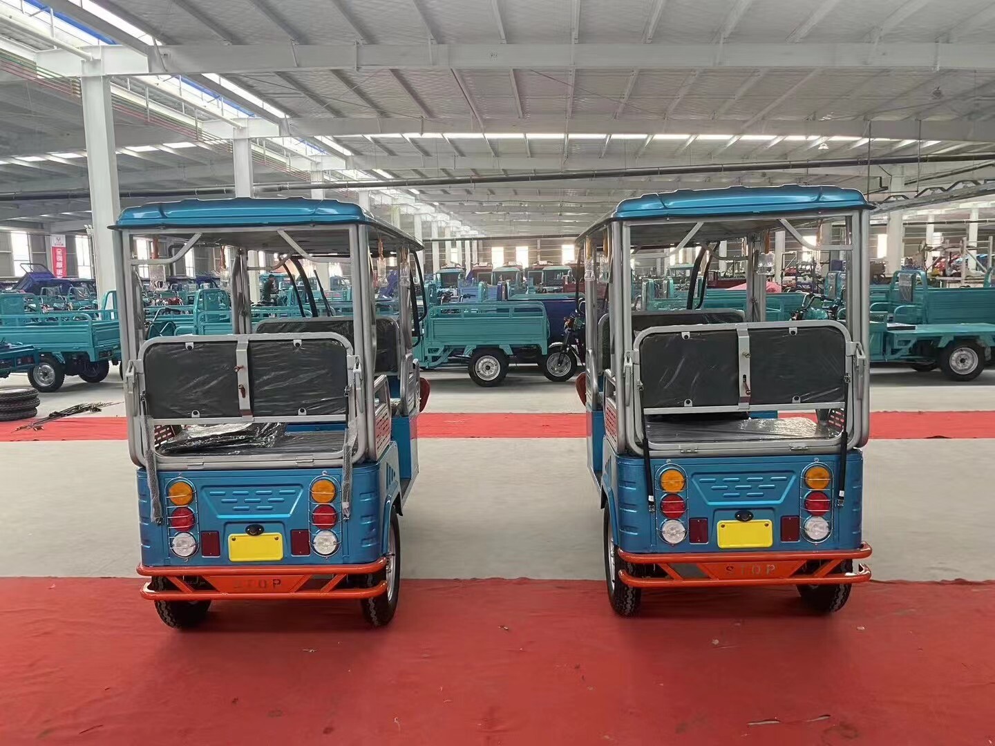 Electric Tricycle with Passenger