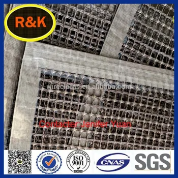 PTFE coated fiberglass mesh piece for food oven