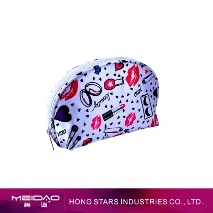 oval makeup bag beauty bag