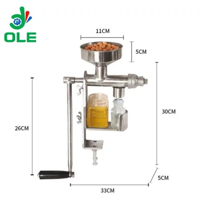 Mini Home Use Peanut Sunflower Seed Oil Press Machine