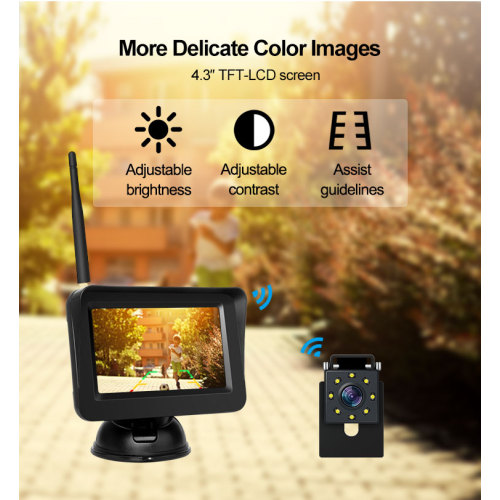 Car Reversing Camera Wireless Backup Camera with Monitor