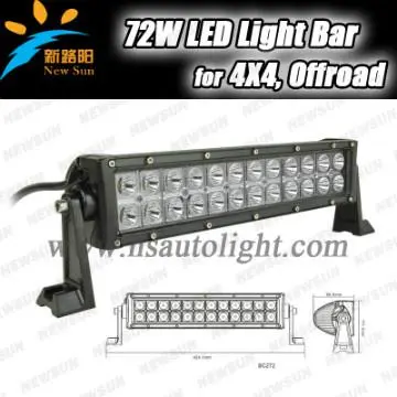 4x4 led light bar Cree led light bar 72W off road led light bar