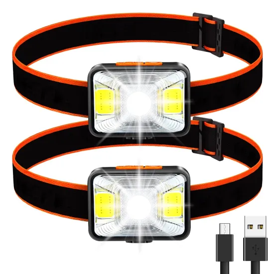 High Power Cob Red Light Camping Fishing Headlamp Flashlight