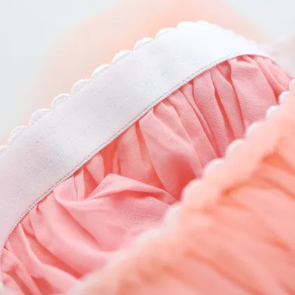 Kids Cotton Tutu Skirt - Pink A-line Layered Tutu Skirt for Toddlers