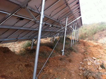 HDG steel Solar Panel mouting structure