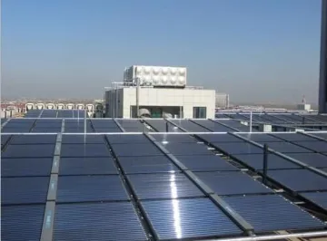 Split Non-Pressurized Solar Collector Heater for Hotel