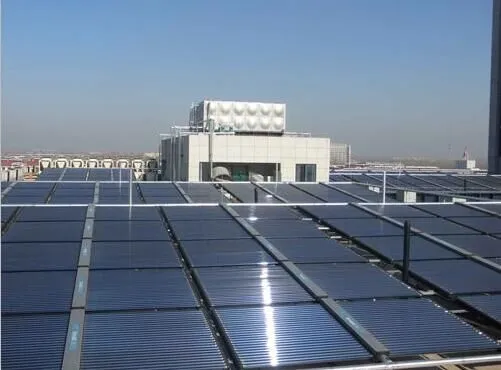 Split Non-Pressurized Solar Collector Heater for Hotel