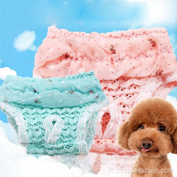 Couches de chien lavables couches de chiens femelles matériaux durables