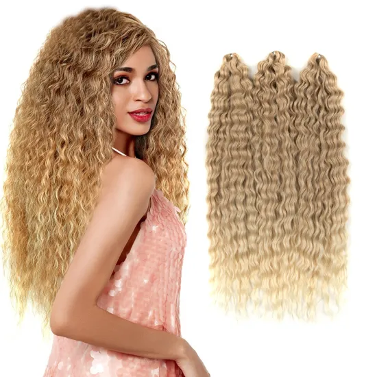 Loose Deep Wave Hair Bundles Super Long Synthetic Curly Wave Twist Crochet Synthetic Braiding Hair Extensions Ariel In Russia