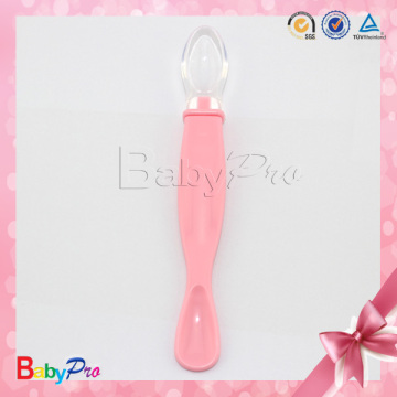 2014 Hottest Baby Silicone Feeding Spoon