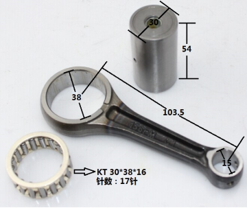Repuestos para Moto Kit de Biela para XL 125-185 - Modelo Antiguo