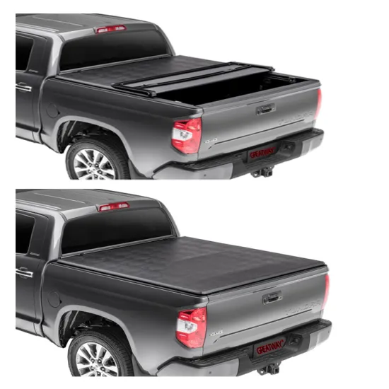 Soft PVC Tri-Fold Tonneau Cover for Toyota Tundra 2020+
