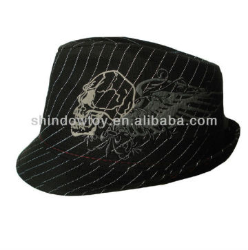 Fashion Trilby Fedora hat. Man fedora hat, Cotton / polyester fedora hat