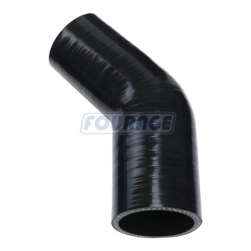 45 Degree Reinforced Flexible Rubber Silicone Hose Reducing Coupler