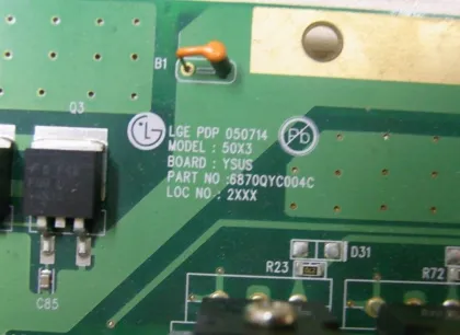 Toshiba 75003042 Lcd Tv Power Pc Board , Ysus (6871qyh039) 100% Tested