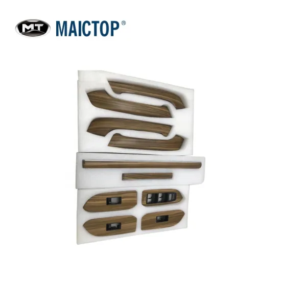 MAICTOP Wooden Door Moulding Decor for Land Cruiser Prado 2018 FJ150 - High Quality