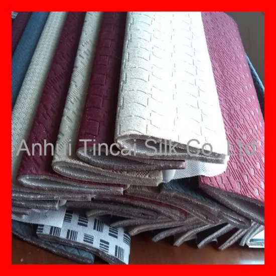 100% Polyester with Foam Car Seat Fabric