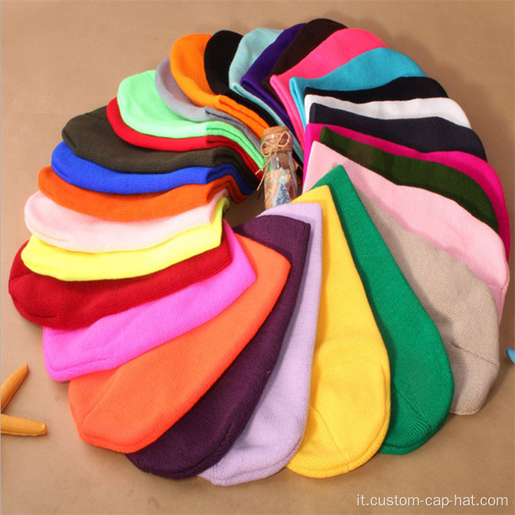 Baby personalizzato 100% Cappello da berretto acrilico