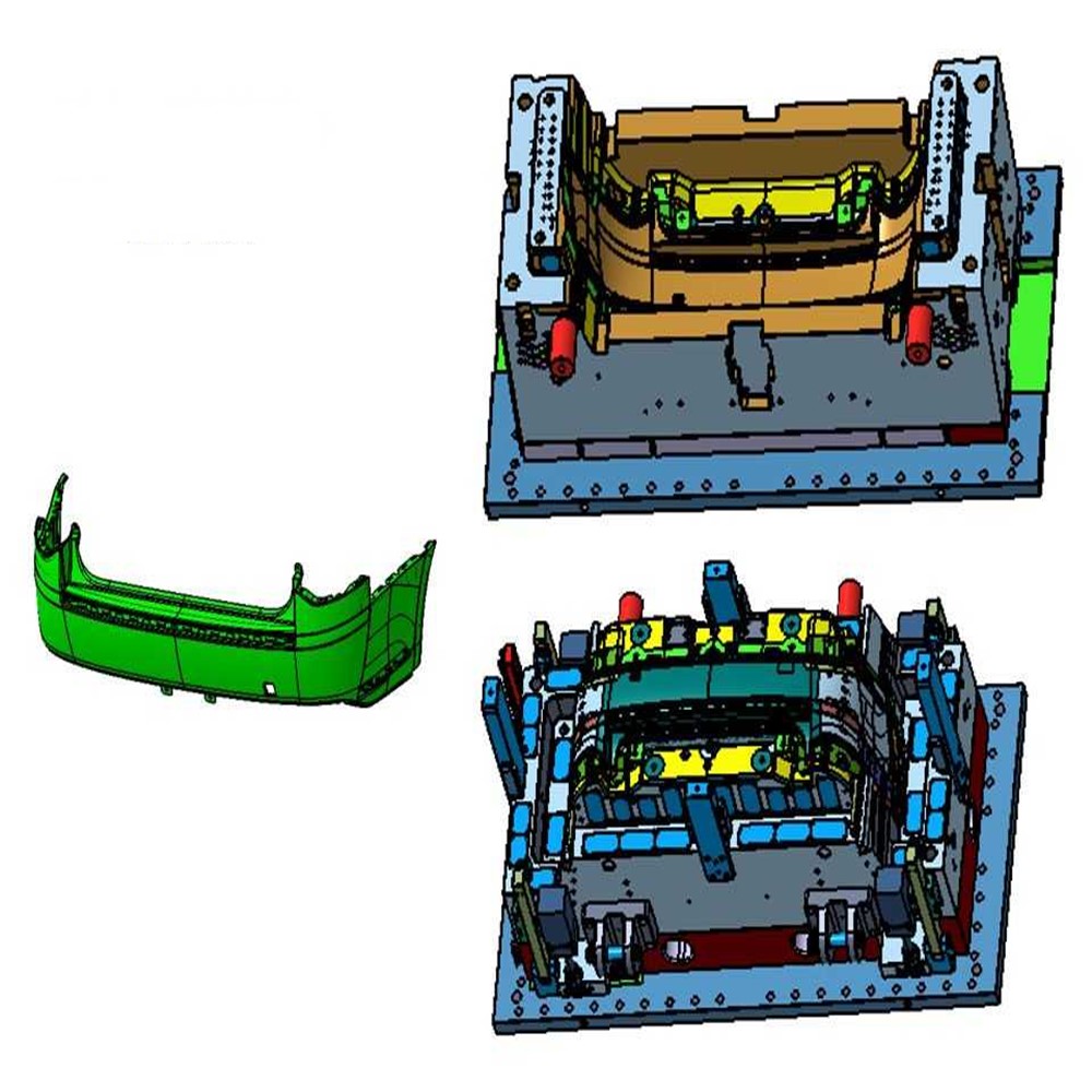 Large mold for car bumper 1
