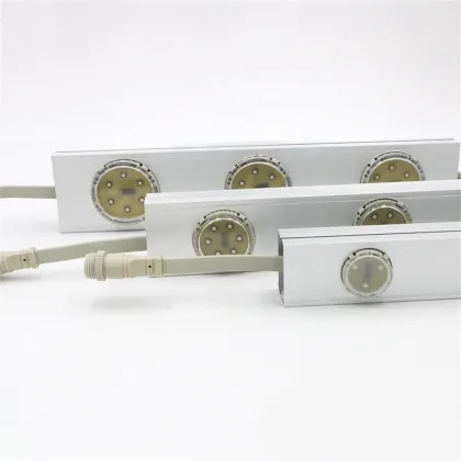 24V Pixel Point RGB Lights with Connectors - Aluminum LED String Lights