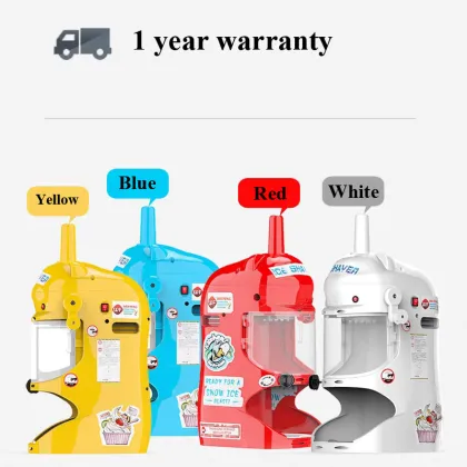 High Capacity 110V/220V Commercial Ice Crush Machine: Shaves Snow-like Ice at 80KG per Hour - Perfect for Bars, Restaurants, and Catering