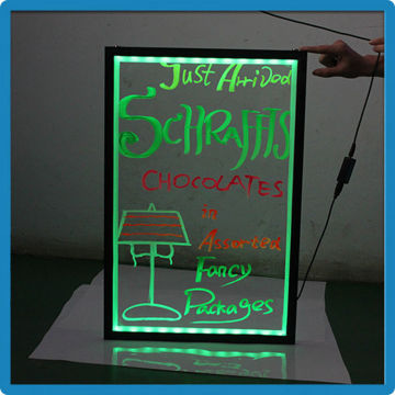 Wholesale alibaba innovative rewritable double sided led message board