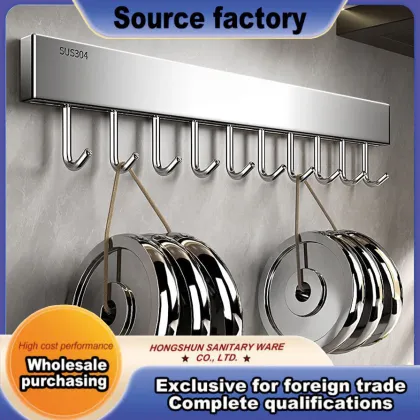 Kitchen wall-mounted storage rack